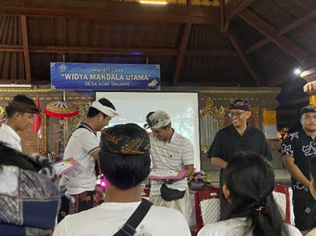 Kegiatan Penilaian Lomba Vidio Kreatif Desa Adat Dalung serangkaian Acara HUT Sabha Yowana Desa Dalung